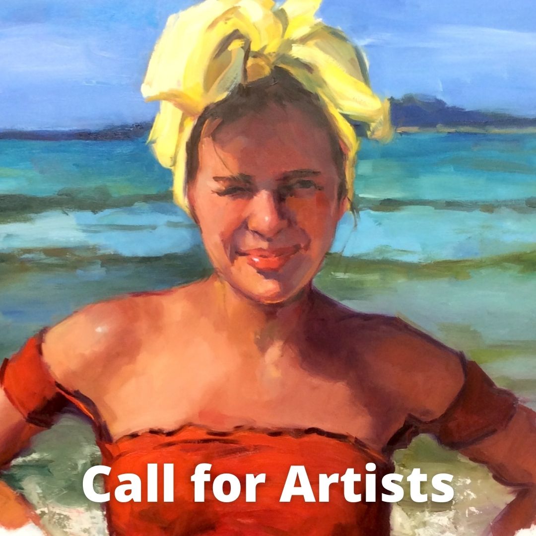 PRETTY WOMAN AT THE BEACH PROMOTES SVOS 2021 CALL FOR ARTISTS