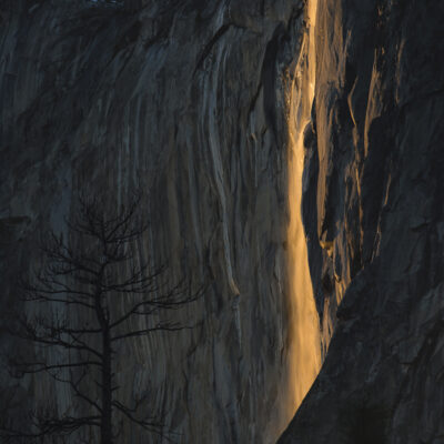 Golden Firefall - Horsetaiil Fall | Yosemite NP by Ida Gamban