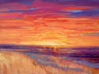 Golden Hour on the Sea by Karin Taber