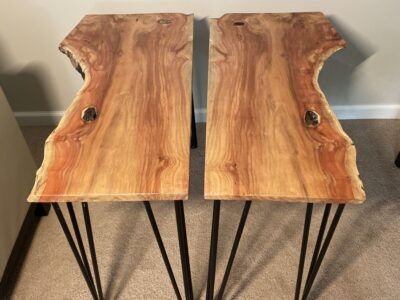 Matched End Tables by Charles S. Boris