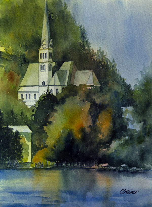 Slovenian Church by Christine Oliver