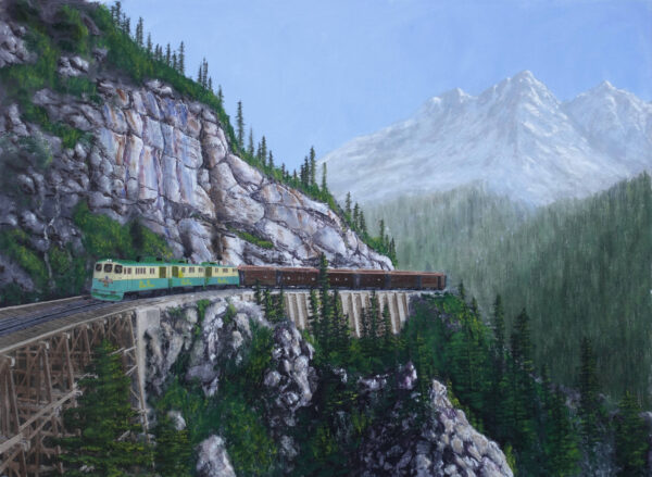 White Pass and Yukon Railroad Alaska by Ken Wallace