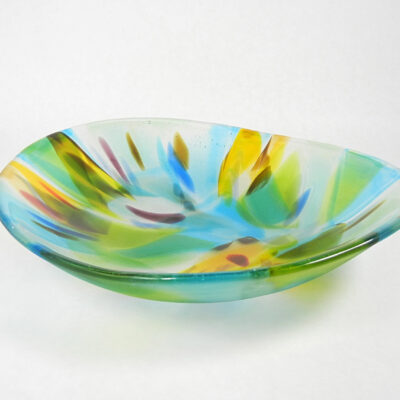 Tie Dye Kaleidoscope Bowl by Deborah Ikeda