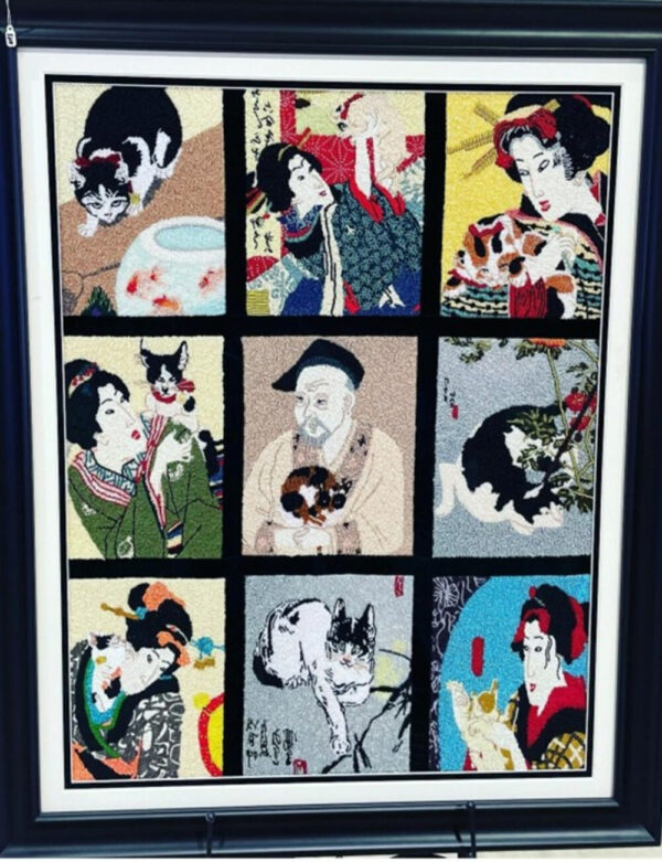 Geishas and Cats by Mary Cook