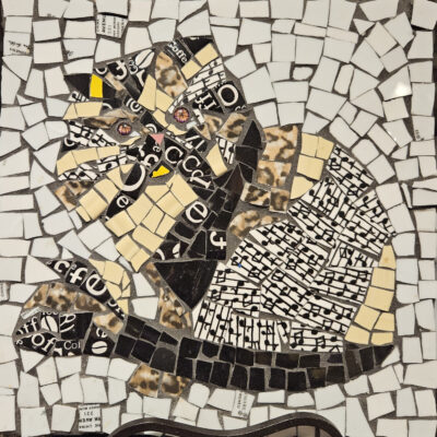 Mosaic Kitty by Mary Cook