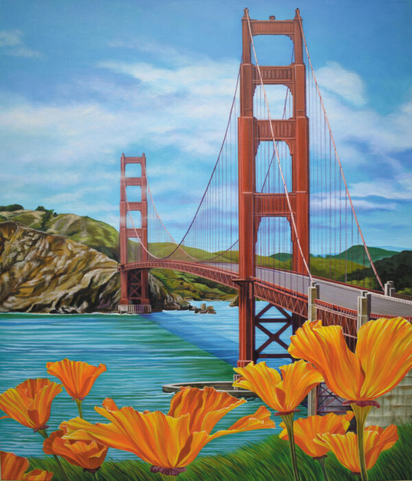 Golden Gate Poppies by Lucy Liew