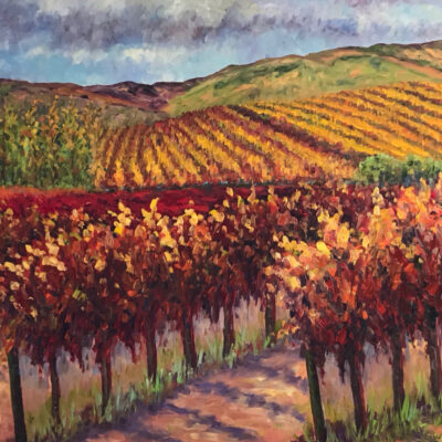 Blazing Vineyards by Barbara Greensweig