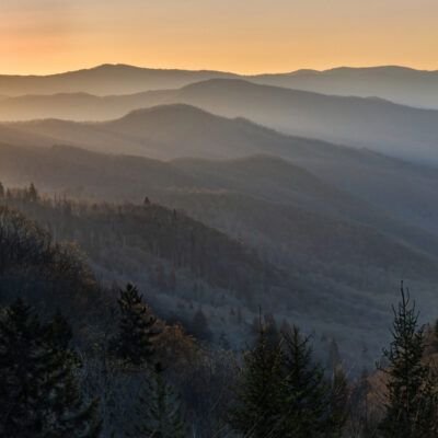 Sunrise on Clingman's Dome by Judy Kramer