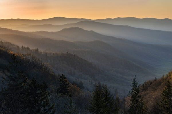 Sunrise on Clingman's Dome by Judy Kramer