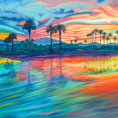 Desert Sunset Reflections by Lynn Jaye