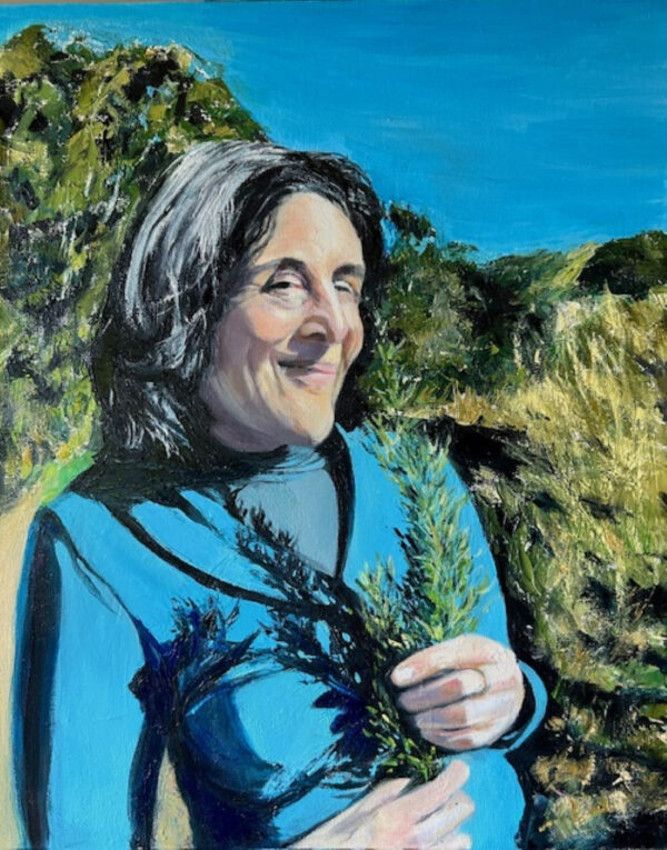 Woman with Rosemary by Lynn Hanchett