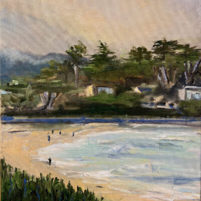 Morning Light on Carmel Beach by Michelle Tidwell