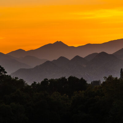 Sunset Over Ojai by Greg Evans