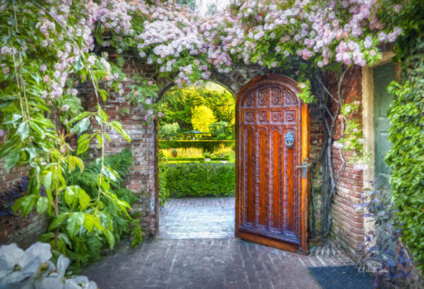 Filoli Garden Gate by J Belinda Carr