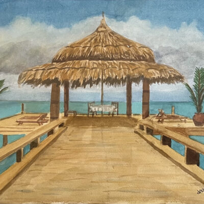 A Shaded Pier by Dennis Nugent