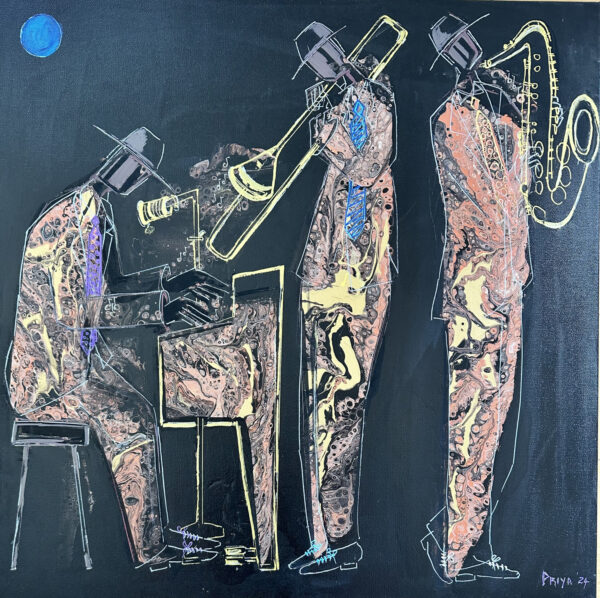 Jazz musicians by Priya Pattathil