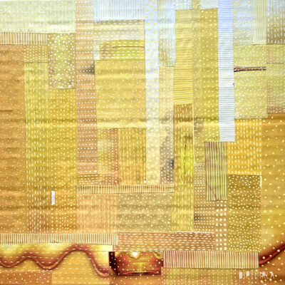 Yellow Sunrays Quilt by Dipti Irla