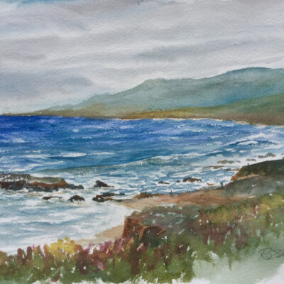 Pescadero State Beach Morning by Rebecca Ellis