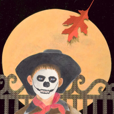 Day of the Dead Cowboy by Vivian Walz