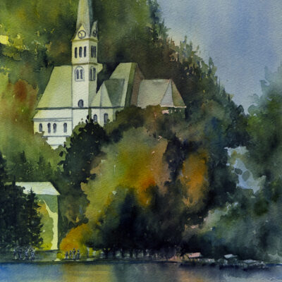 Slovenian Church by Christine Oliver