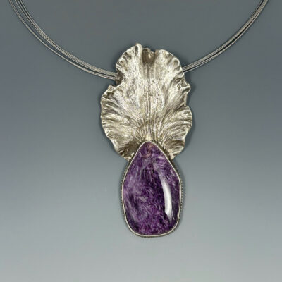 Russian Iris Pendant by Carina Rossner