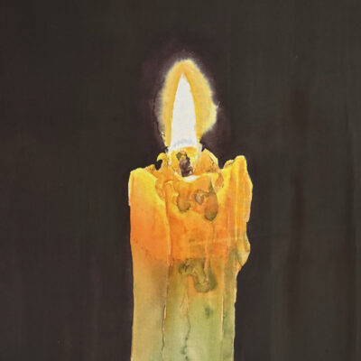 Single Candle by Barbara Pease