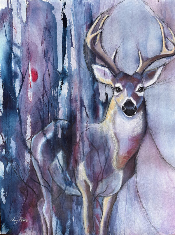 Emerging Buck by Amy Rattner