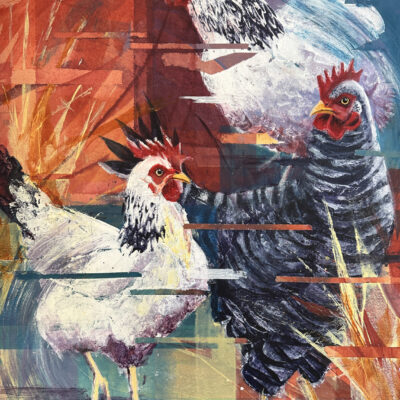 Chicken Trio by Amy Rattner