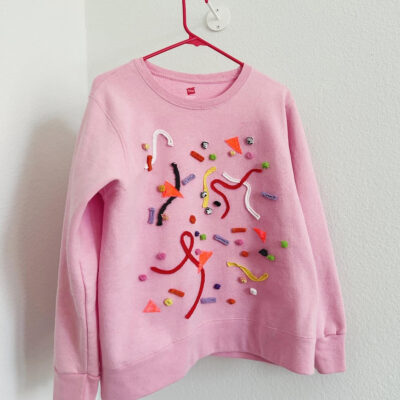 Fuzzy Mess Sweatshirt by Amy Brown