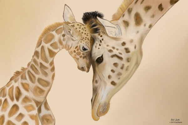 Giraffes Love by Anne DeGheest