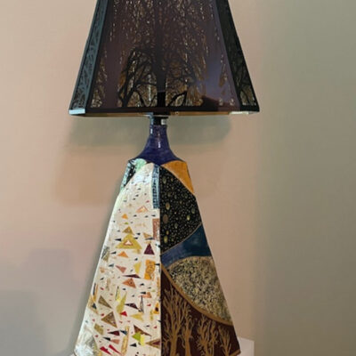 Nouveau Lamp 1 by Pam Foreman