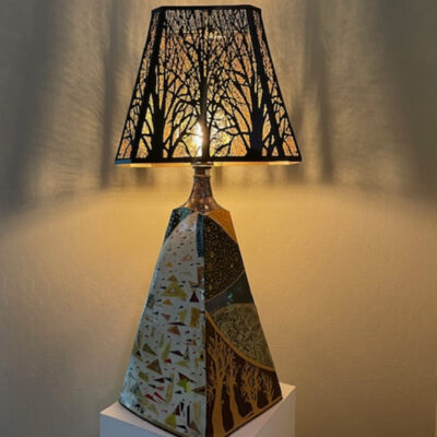 Nouveau Lamp 1 by Pam Foreman