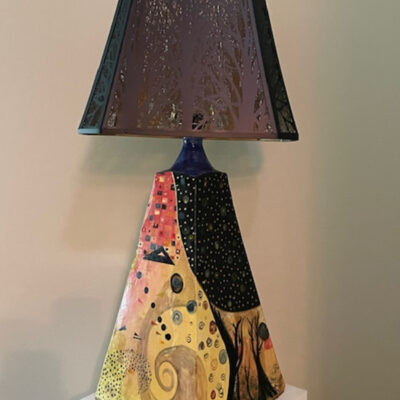 Nouveau Lamp 2 by Pam Foreman