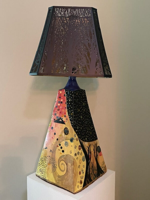 Nouveau Lamp 2 by Pam Foreman