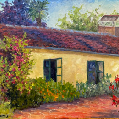 Bougainvillea by the Adobe by Barbara Greensweig