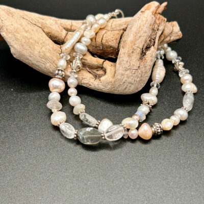 Double Shoreline Bubbles Bracelet by Julie Buelteman