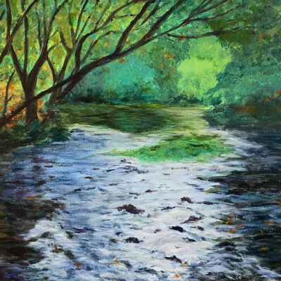 Creek in Carmel Valley by Bonnie Packer