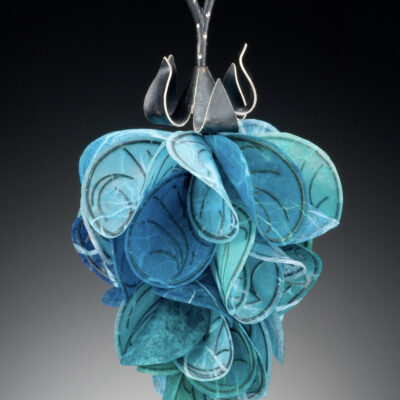 Azure Blossom pendant by Carol Windsor