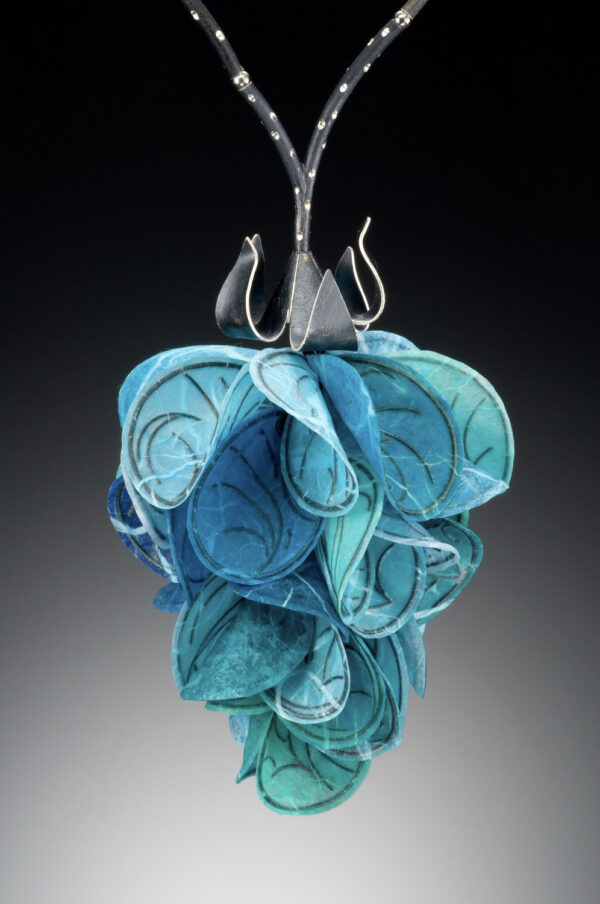 Azure Blossom pendant by Carol Windsor