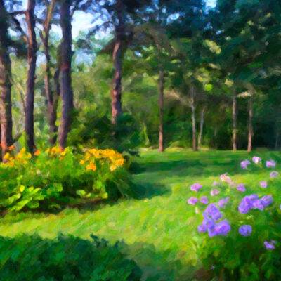 Wellfleet Garden by Larry Salveson