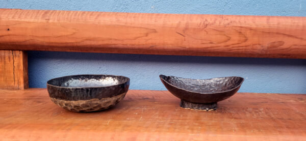 Hand formed bowls by Suzanne Howard