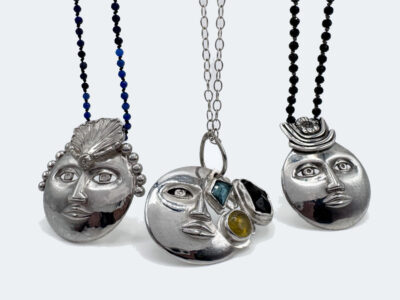 Moon Pendants by Natalie Esfahanian