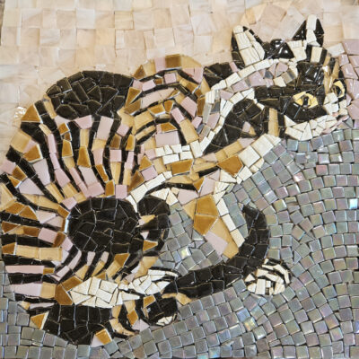 Mosaic Kitty by Mary Cook