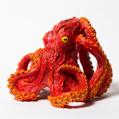 Octopus sculpture by Kristina Ayala