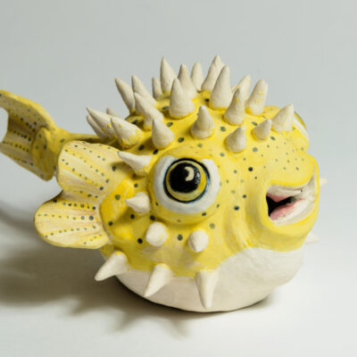 Yellow Pufferfish by Kristina Ayala