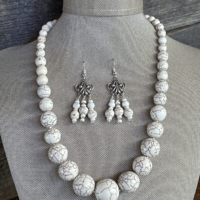 White Buffalo Turquoise by Betsy Harms