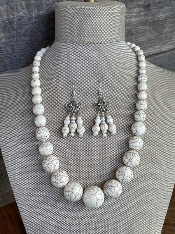 White Buffalo Turquoise by Betsy Harms