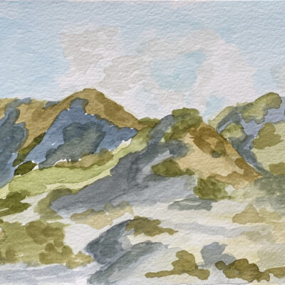 Carmel-By-The-Sea Mountains by Celia Carstens