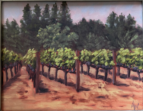 Portola Valley Vineyard by Anni Weston