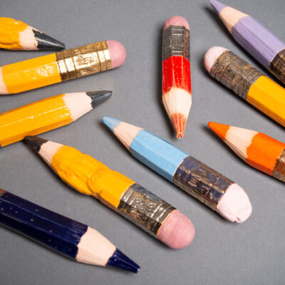 Ceramic Pencils by Diane Levinson